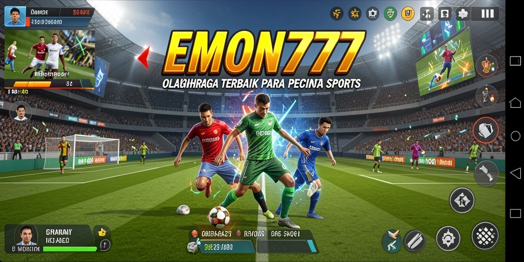 Tampilan gameplay EMON777 yang menarik saat pertandingan olahraga.