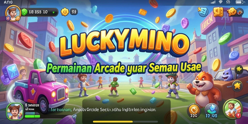Tampilan gameplay LUCKYMINO yang seru dengan berbagai tantangan.