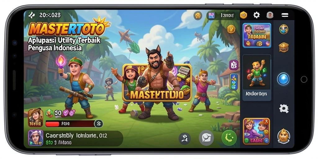 Tampilan utama MASTERTOTO yang sederhana dan fungsional.